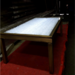 Criação de mesa de centro latão